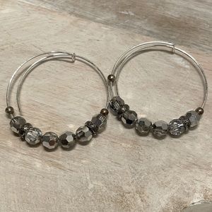 Alex And Ani Swarovski earrings